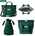 YETI Hopper M30 2.0 Soft Cooler in green color showcasing its durable design and spacious interior.
