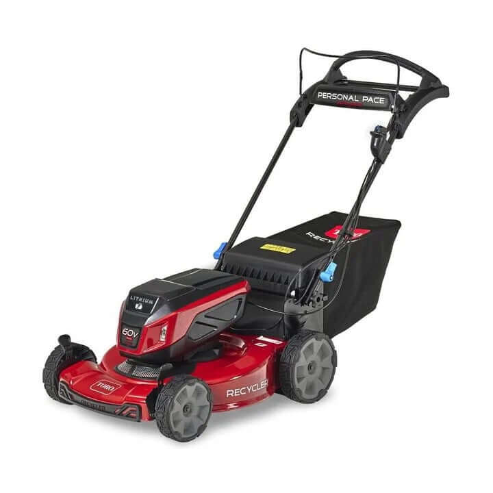 Toro 22 Inch Recycler Personal Pace SmartStow Lawn Mower with Battery